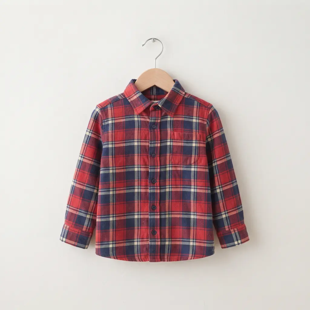Kemeja Flanel Kotak-Kotak